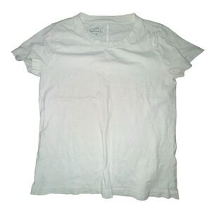 J. Crew Classic White Short Sleeve Tee